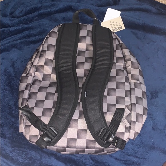Vans Grey Checker Backpack - Picture 3 of 5